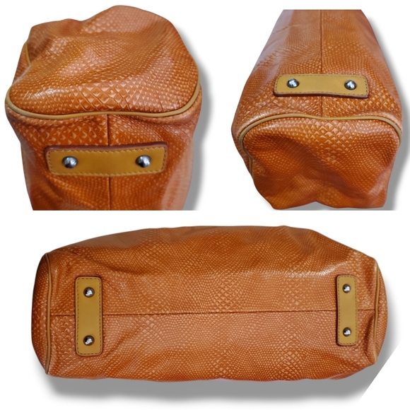 MARC JACOBS Stam CECILIA Embossed SNAKESKIN Two-way Crossbody Top Handle Handbag - Picture 15 of 17